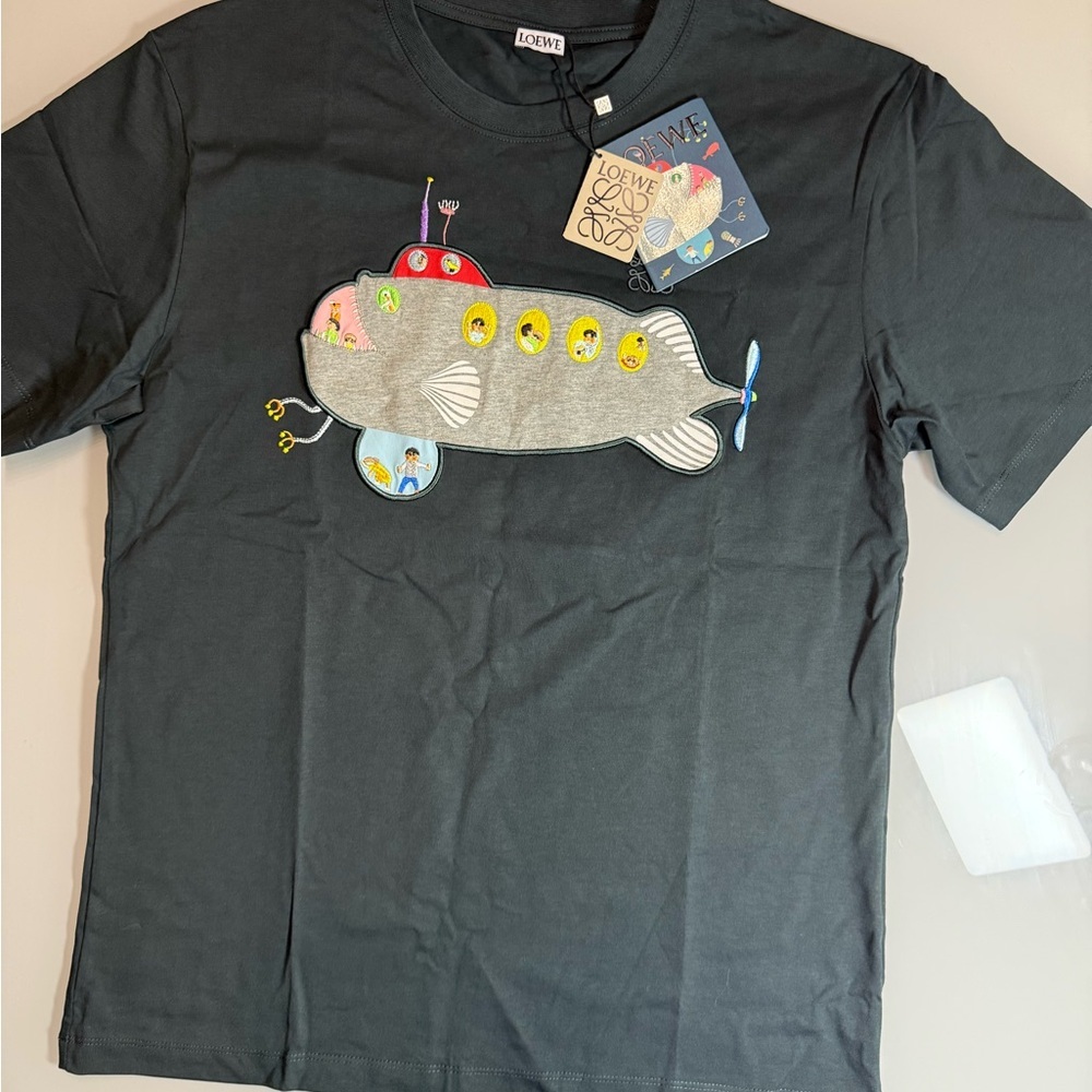 LOEWE Men’s Suna Fujita Submarine T-Shirt – Size L – New with Tags